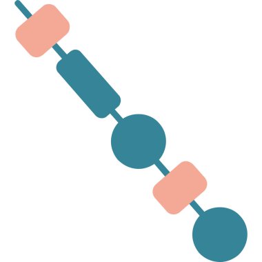Molekül simgesi vektör illüstrasyonu