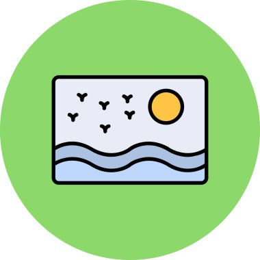 seo modern simgesinin vektör illüstrasyonu