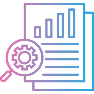 analiz iş finans simgesi