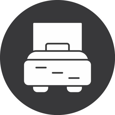 Moda tasarım tarzında bagaj ikonu. Beyaz arka planda izole edilmiş bagaj simgesi. bagaj ikonu vektör vektörü web için modern düz illüstrasyon, yazdırma.