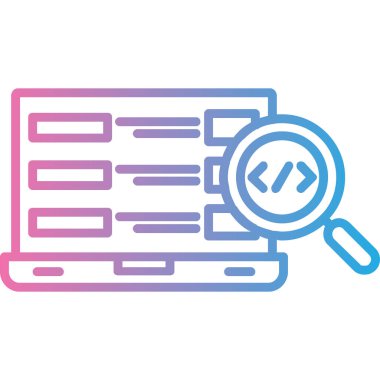 Web tasarımı ve geliştirme ikonu vektör illüstrasyonu