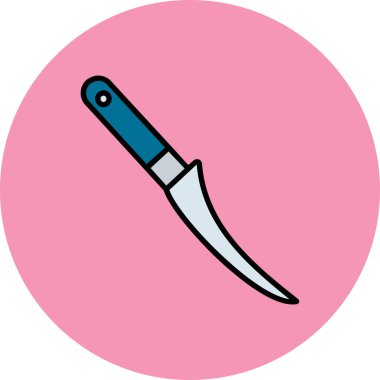 Bıçak. Web simgesi basit illüstrasyon