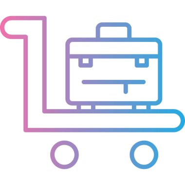 Tramvay Simgesi vektör çizimi