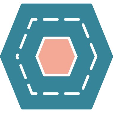 Modern bir simgenin vektör illüstrasyonu.