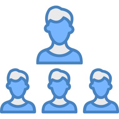 kullanıcı profili simgesi seti. vektör illüstrasyonu