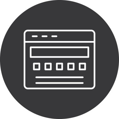 seo modern simgesinin vektör illüstrasyonu