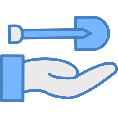 el simgesi vektör illüstrasyonu