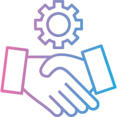 Takım çalışması simgesi vektör illüstrasyonu