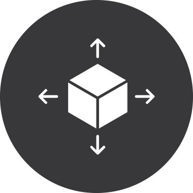 Küpün Vektör İllüstrasyonu, Basit Simge