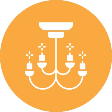 Avize. Web simgesi basit illüstrasyon