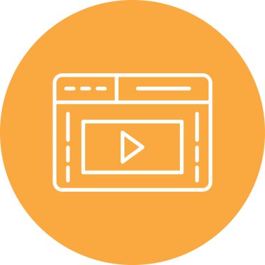 video vektör simgesi