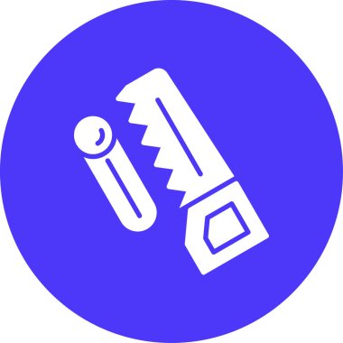 Bıçak. Web simgesi basit illüstrasyon