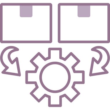 Ayarlar. Web simgesi vektör illüstrasyonu