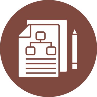 Modern simgenin vektör illüstrasyonu