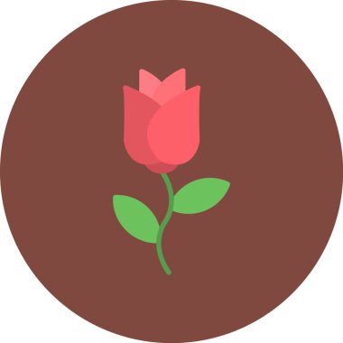 çiçek simgesi vektör illüstrasyonu