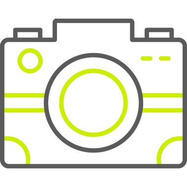 kamera vektör simgesi modern basit illüstrasyon