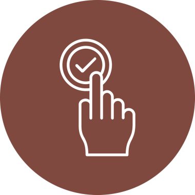 el simgesi, vektör illüstrasyonu