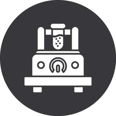 Simge vektör çizim gaz sobası