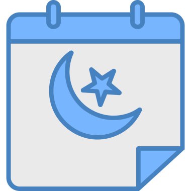 Ay. Web simgesi basit illüstrasyon