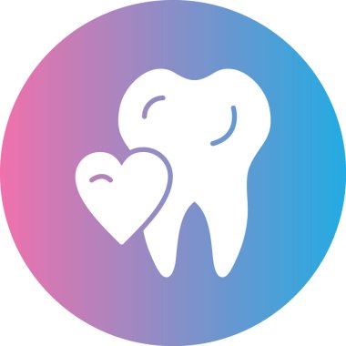 Kalp simgesi, vektör illüstrasyonu basit tasarım