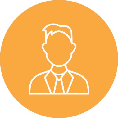 İş adamının vektör illüstrasyonu