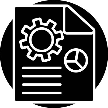 iş ve finans vektör simgesi.