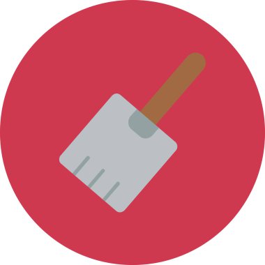 Bir kürek simgesinin vektör çizimi