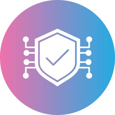 güvenlik simgesi vektör illüstrasyonu