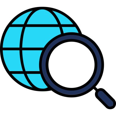 genel arama simgesi vektör özeti çizimi