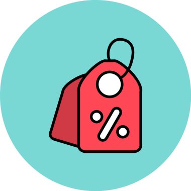 Alışveriş poşeti ikon vektör illüstrasyonu