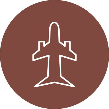 düzlem düz vektör simgesi