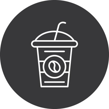 Kahve fincanı simgesinin vektör çizimi