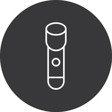 Test tübü simgesinin vektör illüstrasyonu