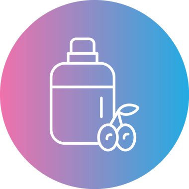 bebek şişe ikonu vektör illüstrasyonu