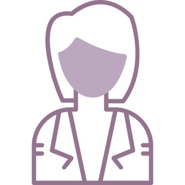 Steteskoplu kadın hemşire avatarı