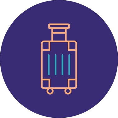 Seyahat simgesinin vektör illüstrasyonu