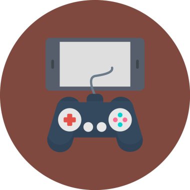 Video oyunu simgesi vektör illüstrasyonu