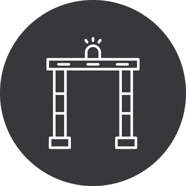 Modern simgenin vektör illüstrasyonu