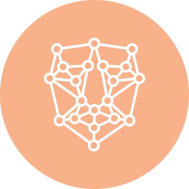 küresel ağ. Web simgesi basit illüstrasyon