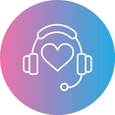 Vektör Kalp Simgesi illüstrasyonu