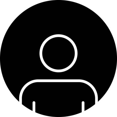 İnsan simgesinin vektör illüstrasyonu