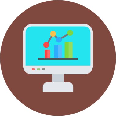 Seo simgesinin vektör illüstrasyonu