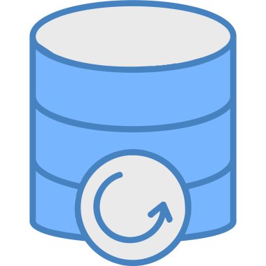 veritabanı sunucu simgesi ana hat biçiminde