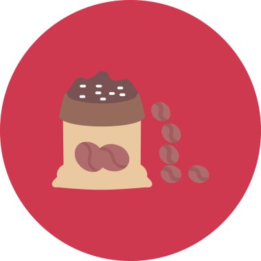 Kurabiye vektör illüstrasyon tasarımlı kahve fincanı