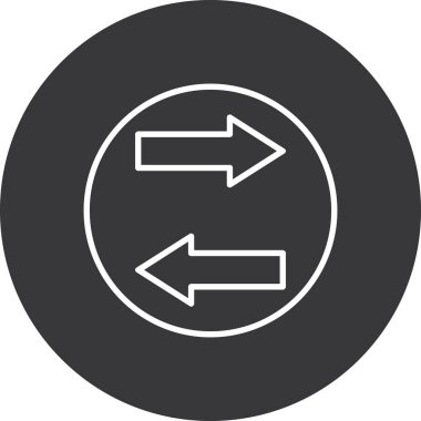 ok vektörü simgesi tasarımı