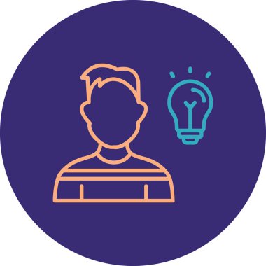 Vektör Adam Simgesi illüstrasyonu