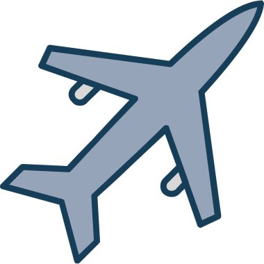 Uçak yolculuğu simgesi