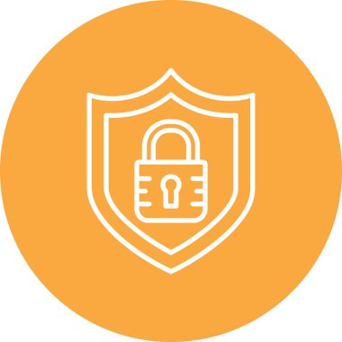 ikon vektör illüstrasyonunu kilitle