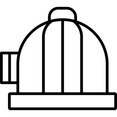 Mahkum. Web simgesi basit illüstrasyon