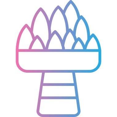 Tek bir simgenin vektör illüstrasyonu